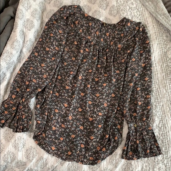Loft Floral Long Sleeve Top - Picture 5 of 7
